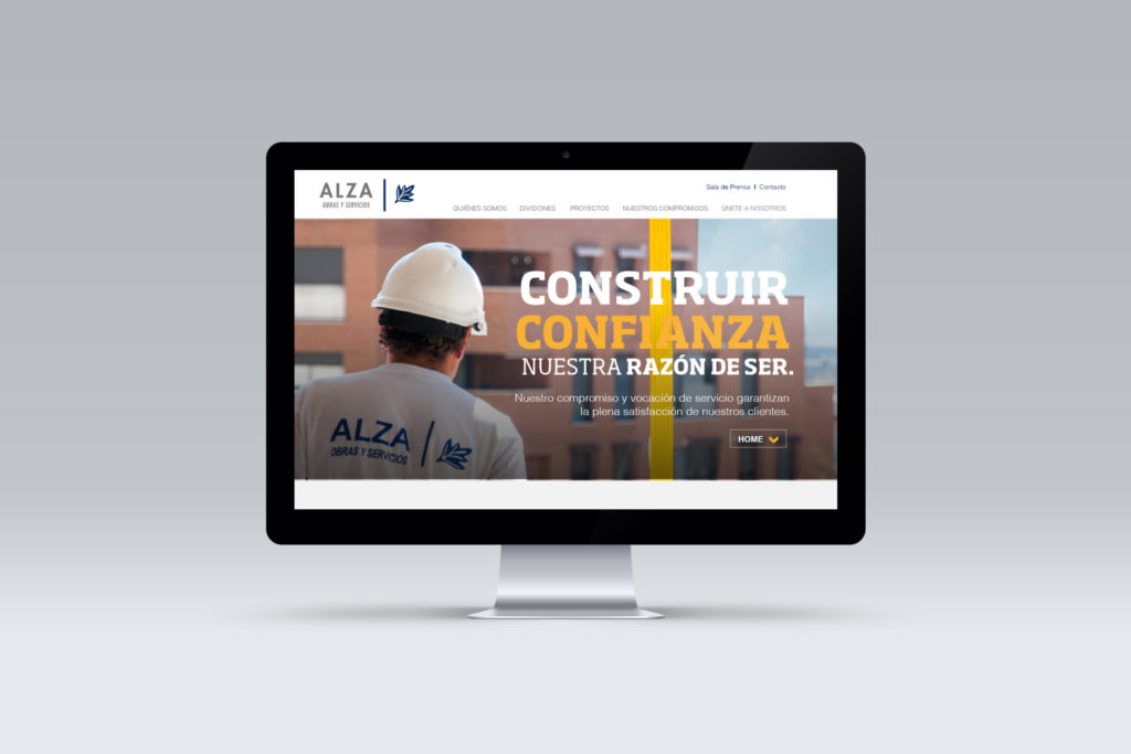 Diseño web y desarrollo web para Alza